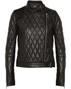 McQ by Alexander McQueen Quilted Leather Biker Jacket - Lyst
