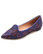 Belle By Sigerson Morrison Sadie Brocade Loafers - Lyst