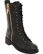 Giuseppe Zanotti Shark Tooth Combat Boot - Lyst