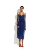 Madewell Silk Tie Waist Dress - Lyst
