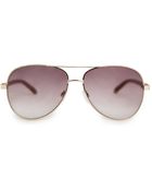 Mango Aviator Sunglasses - Lyst