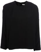 T By Alexander Wang Long-Sleeved Top - Lyst