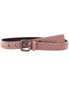 Bottega Veneta Intrecciato Leather Belt - Lyst