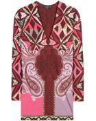 Etro Printed Crepe Top - Lyst