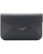 Fendi Leather Envelope Clutch - Lyst