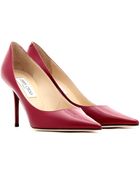 Jimmy Choo Agnes Patent Leather Pumps - Lyst
