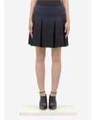 Proenza Schouler Tweed Pleated Skirt - Lyst