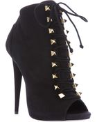 Giuseppe Zanotti Laceup Stiletto Boot - Lyst