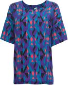 M Missoni Printed Top - Lyst