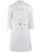 Michael Kors Snap Front Stretch Utility Dress - Lyst