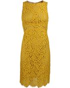 Michael Kors Sleeveless Cotton Floral Lace Dress - Lyst