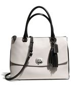 Coach Legacy Large Harper Satchel in Two Tone Leather - Lyst