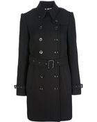 Burberry Brit Belted Trench Coat - Lyst