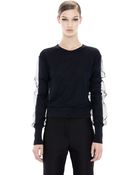 Acne Studios Lia Tulle Navy - Lyst