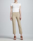 Michael Kors Cropped Trousers - Lyst