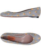 Missoni Ballet Flats - Lyst