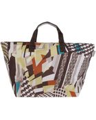 Ffi Fatta Fabbrica Italiana Large Fabric Bag - Lyst