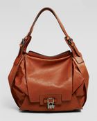 Kooba Valerie Flapfront Hobo Bag Cinnamon - Lyst