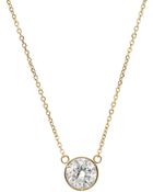 Michael Kors Medium Pendant Necklace Golden - Lyst