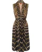 Missoni Zigzag Crochet knit Wool blend Vest - Lyst
