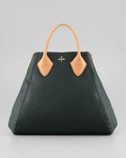 Pour La Victoire Yves Medium Satchel Bag Evergreen - Lyst