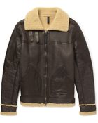 Belstaff Shoreham Shearlinglined Leather Bomber Jacket - Lyst