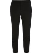 Chloé Cropped Slim Fit Trouser - Lyst
