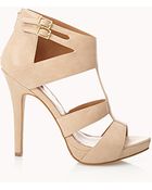 Forever 21 Cutout Stiletto Sandals - Lyst