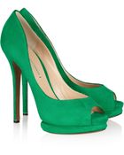 Nicholas Kirkwood Suede Platform Pumps - Lyst