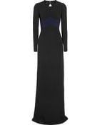 Burberry Prorsum Openback Crepe Gown - Lyst