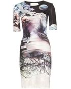 Mary Katrantzou Print Silkjersey Dress - Lyst