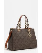 MICHAEL Michael Kors Cynthia Medium Satchel - Lyst