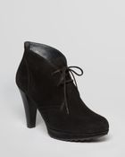 Paul Green Lace Up Platform Booties New York High Heel - Lyst