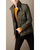 Burberry Technical Canvas Field Jacket - Lyst