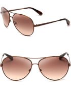 Marc By Marc Jacobs Aviator Sunglasses - Lyst