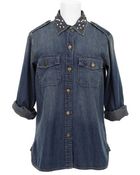 Current/Elliott Denim Shirt - Lyst