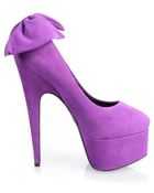 Giuseppe Zanotti Debra Bow Platform Pumps - Lyst