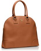 Tory Burch Robinson Dome Satchel - Lyst