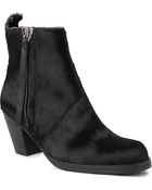 Acne Studios Pistol Ponyskin Ankle Boots - Lyst