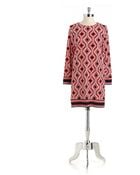 MICHAEL Michael Kors Printed Shift Dress - Lyst
