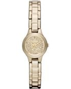 DKNY Womens Round Diamante Dial Steel Bracelet Watch - Lyst