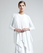 Donna Karan New York Draped Stretchknit Cozy Vellum - Lyst