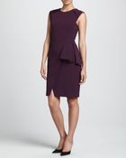 J. Mendel Techno Jersey Wrapfront Dress - Lyst