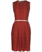 Akris Voile Embroidered Zip Dress - Lyst