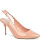 Dune Caddie Patentleather Slingback Courts - Lyst