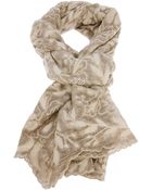 Faliero Sarti Embroidered Scarf - Lyst