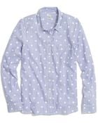 Madewell Dotted Pinstripe Shirt - Lyst