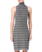 Missoni Rollneck Knitted Dress - Lyst