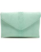 J.Crew Invitation Clutch in Python - Lyst