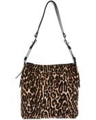 Lanvin Leopard Print Shoulder Bag - Lyst